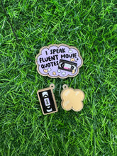 Load image into Gallery viewer, I Speak Fluent Movie Quotes Acrylic Blank &amp; Decal Set
