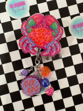 Load image into Gallery viewer, Crab Retractable Badge Reel
