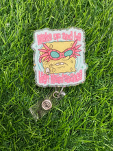 Load image into Gallery viewer, Wake Up And Be High Maintenance Retractable Badge Reel

