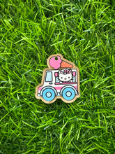 Load image into Gallery viewer, Ice Cream Cat Character Acrylic Blank &amp; Decal Set
