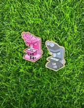 Load image into Gallery viewer, Lab Life Pink or Black Microscope Acrylic Blank &amp; Decal Set
