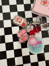 Load image into Gallery viewer, Love Rose Scrub Top Retractable Badge Reel
