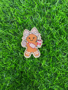 Exclusive Black Friday Tree Cake Gingerbread Acrylic Blank & Decal Set