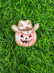 Fall Halloween Pink Cowgirl Acrylic Blank & Decal Set Collection