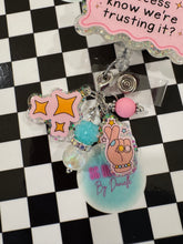 Load image into Gallery viewer, Does The Process Know We’re Trusting It Retractable Badge Reel
