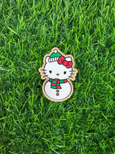 Load image into Gallery viewer, Snowman Cat Character &amp; Friends Acrylic Blank &amp; Decal Set
