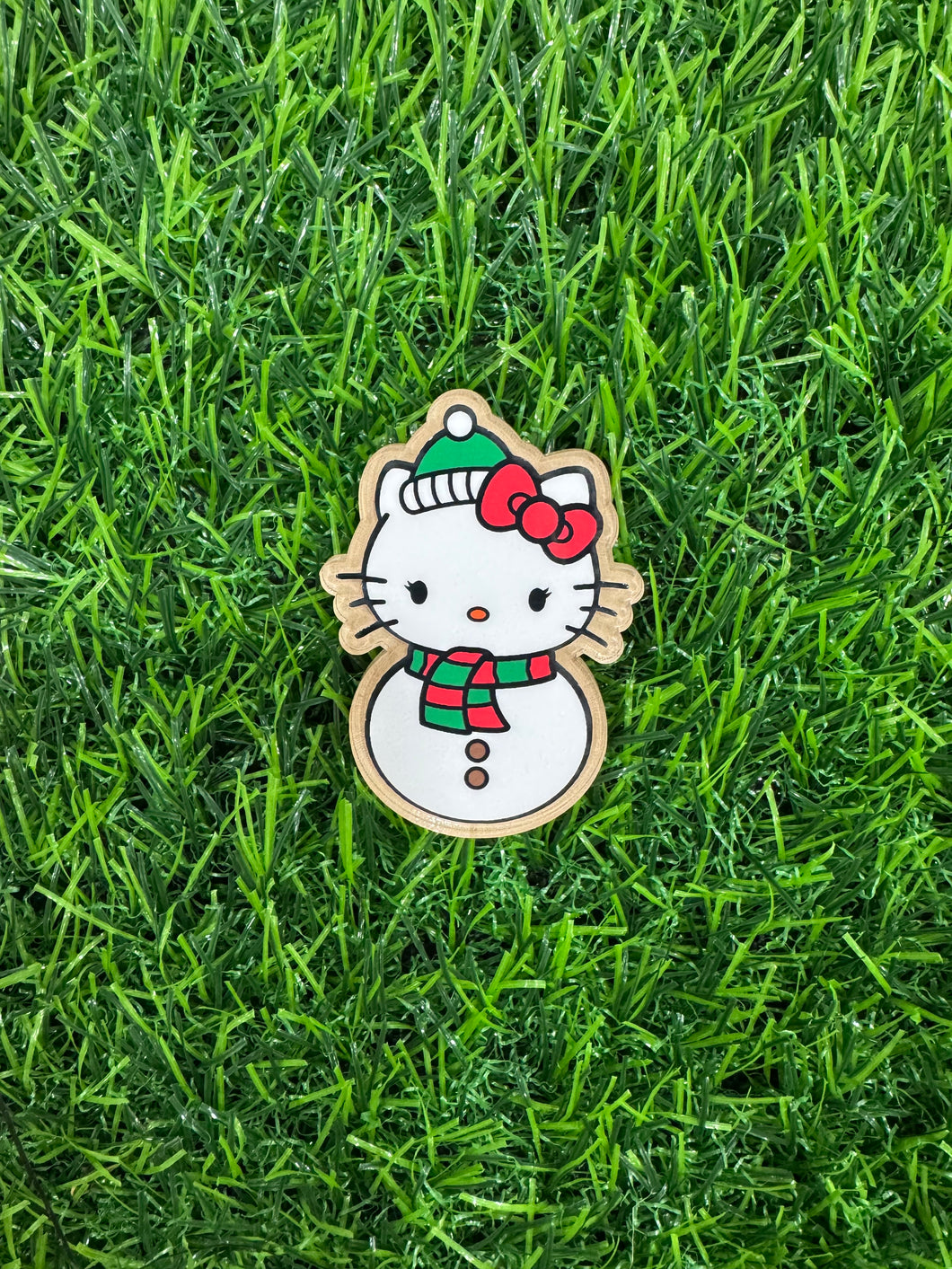 Snowman Cat Character & Friends Acrylic Blank & Decal Set