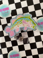 Load image into Gallery viewer, Fish Retractable Badge Reel
