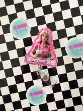 Load image into Gallery viewer, I Live Here Now Nurse Retractable Badge Reel Collection
