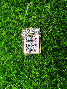 Good Vibes Only Acrylic Blank & Decal Set