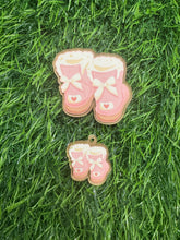 Load image into Gallery viewer, Pink Winter Boots Acrylic Blank &amp; Decal Set Collection
