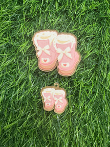 Pink Winter Boots Acrylic Blank & Decal Set Collection