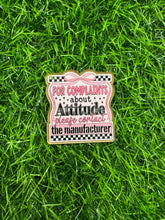 Load image into Gallery viewer, For Complaints Contact Manufacturer Acrylic Blank &amp; Decal Set
