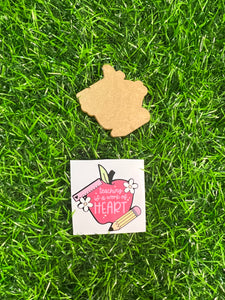Teaching is a work of HEART Acrylic Blank & Decal Set