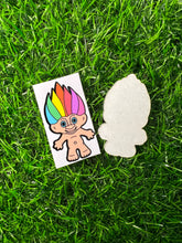 Load image into Gallery viewer, Rainbow Troll Acrylic Blank &amp; Decal Set
