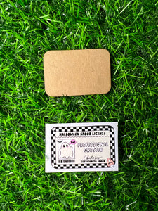 Professional Ghoster Acrylic Blank & Decal Set
